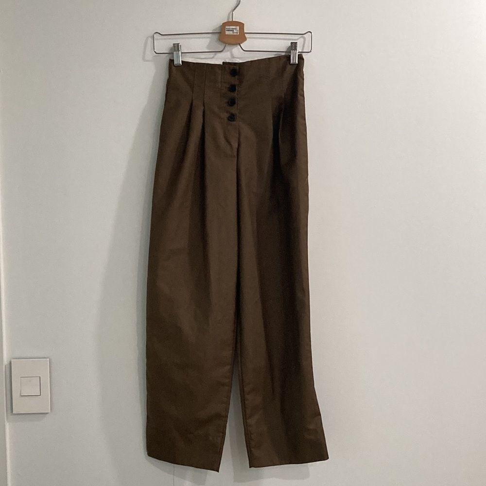 High waisted Brown Trousers Vintage